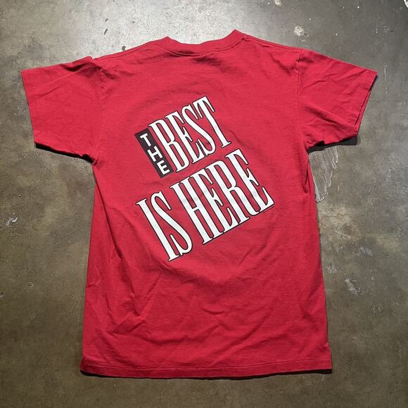 Vintage 90s Oklahoma University Red Nutmeg T-Shirt - Picture 4 of 5